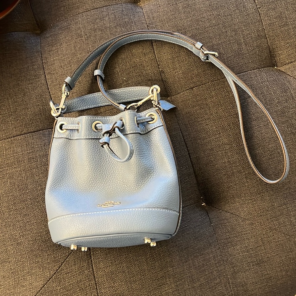 Blue Coach Mini Bag